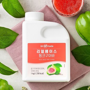 [냉장] 흥국 맘스 리얼베이스 핑크 구아바 1Kg