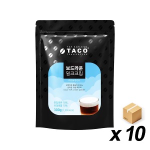 타코 보드라운 밀크크림 파우더 300g 10개 (BOX)