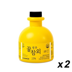 스위트컵 성주 꿀참외 베이스 1.2Kg 2개