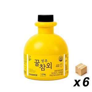 스위트컵 성주 꿀참외 베이스 1.2Kg 6개 (BOX)